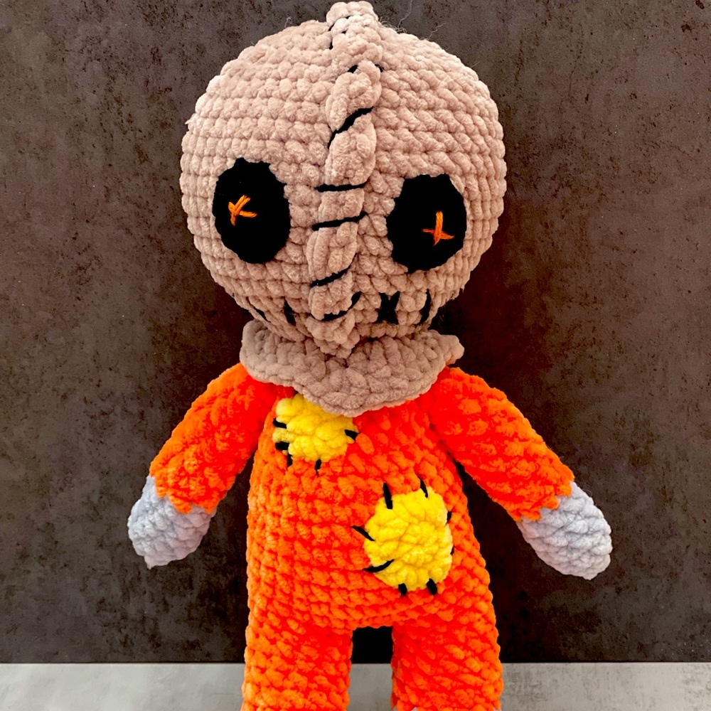 Handmade Crochet Cuddly Sam Plushie